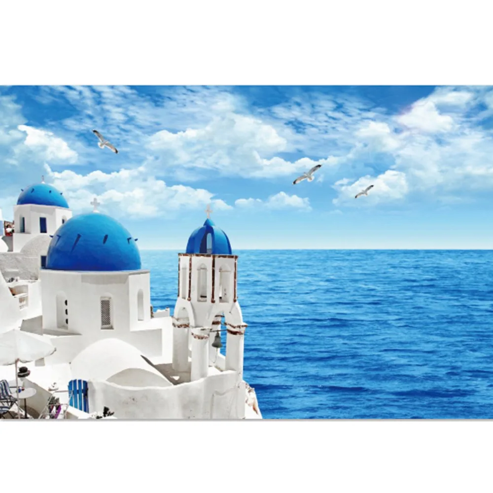 

3 Type Puzzle For Adults 1000 pieces Jigsaw Puzzle Version Aegean Sea Pattern Educational Toy Assembling Decoration