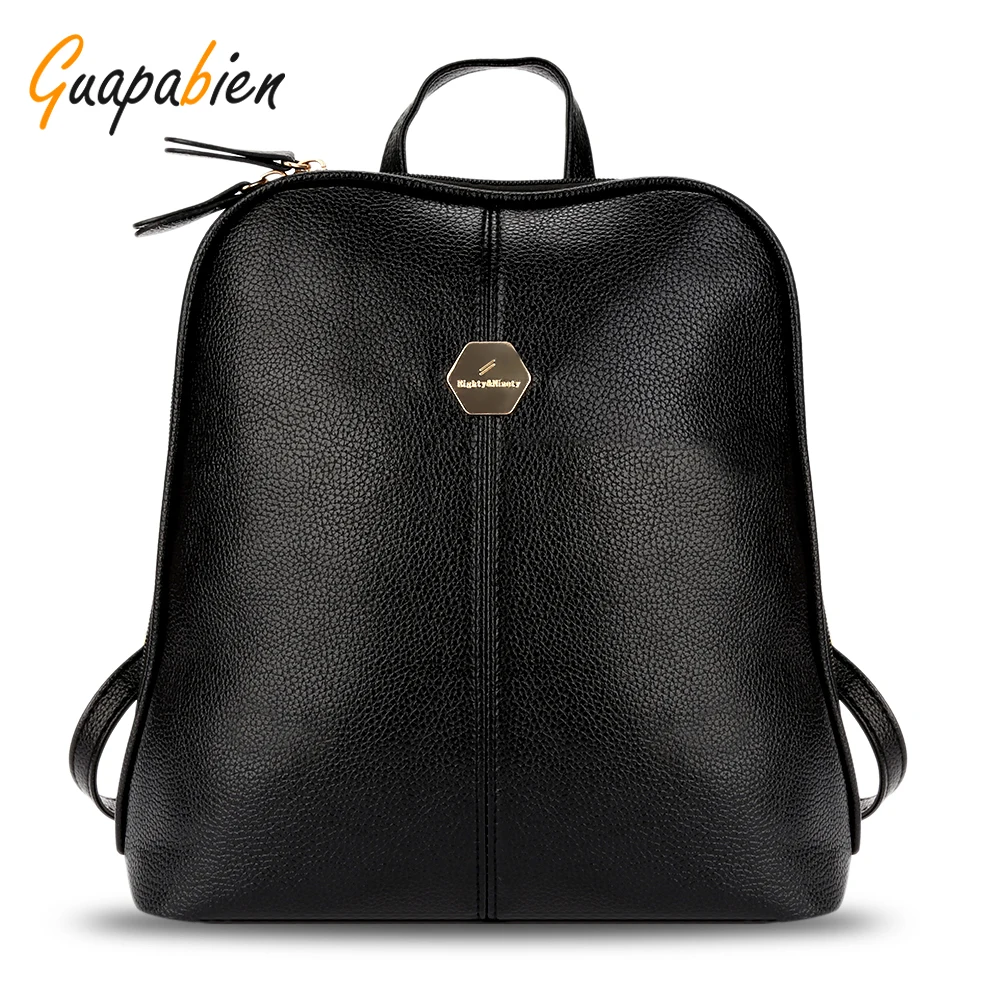 Guapabien красивая стильная сумка из искусственной кожи в виде ракушки рюкзак