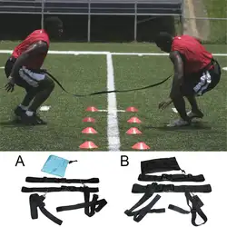 Дети/Баскетбол для взрослых Футбол тренировка выносливости ремень оборонительная скорость реакции ленты для фитнеса