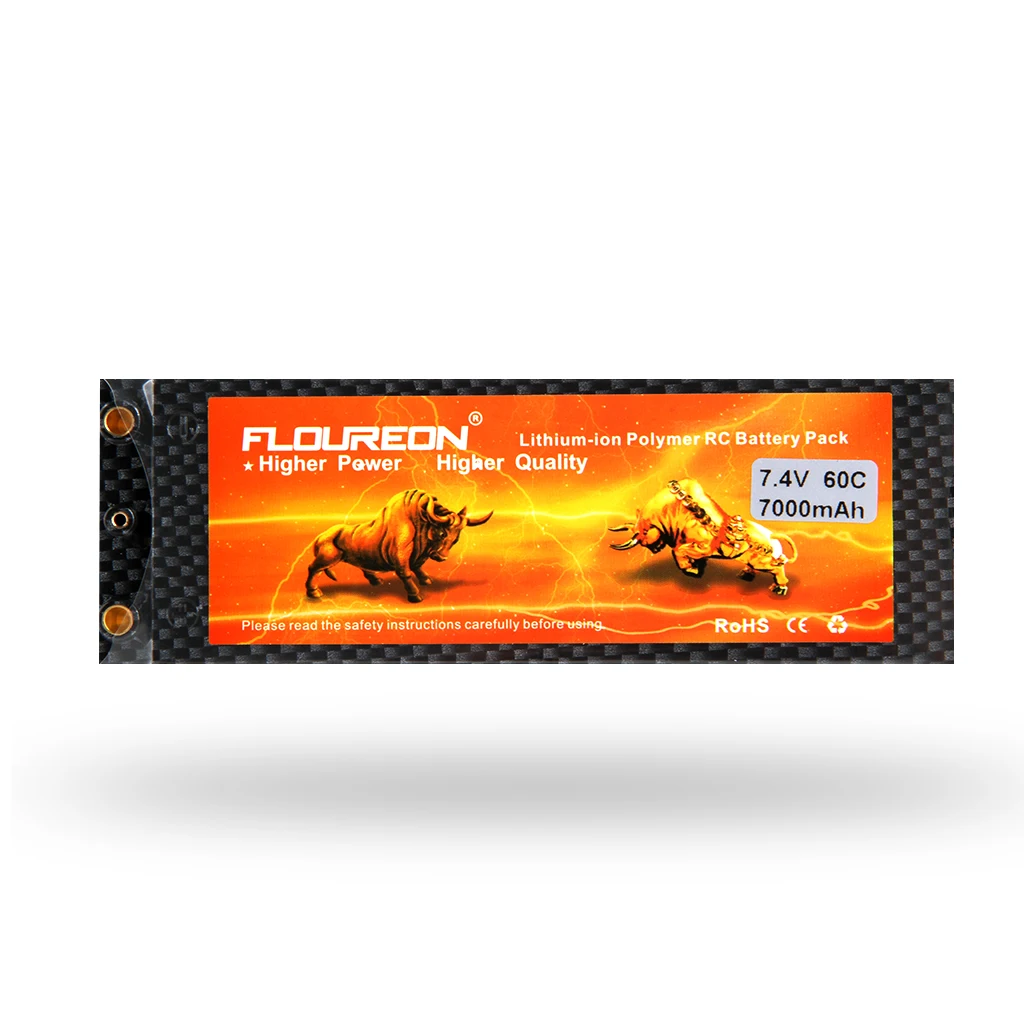 2 S 7 4 V 7000 mAh 60C литий полимерная заряжаемая батарея (разъем типа deans) для