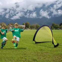 Pop Up детский футбол цель складной переносные комплекты две цели Прочный футбол цель
