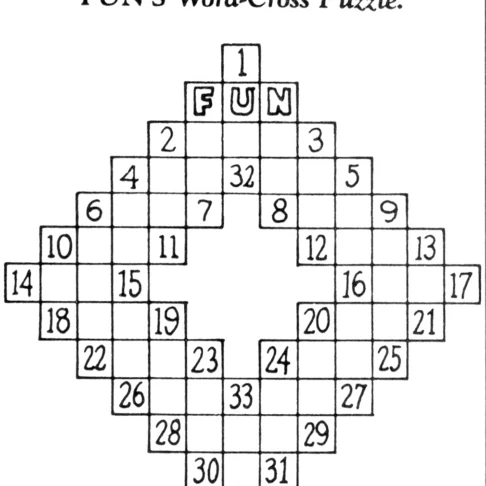 Первый современный кроссворд Puzzle 1913 плакат печать по науке источник (24x36) | Дом и