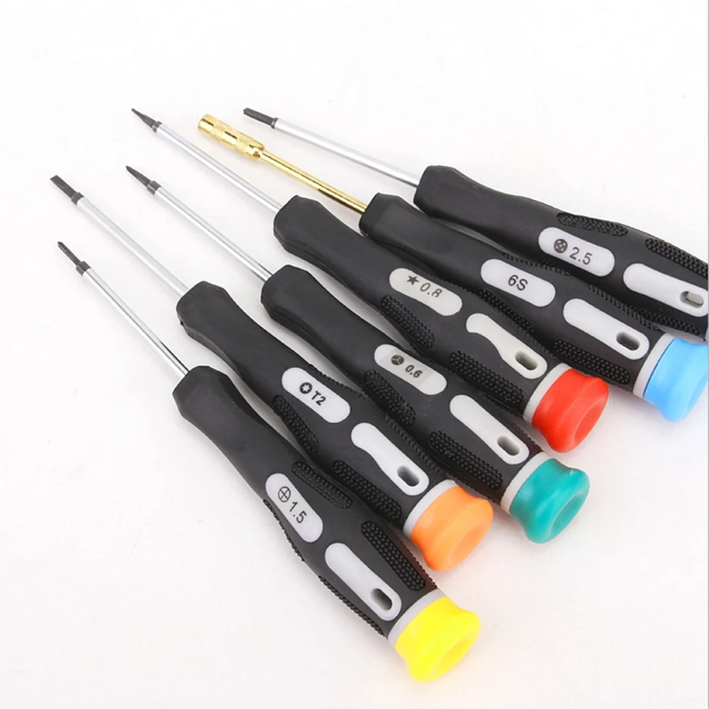 8 в 1 Прецизионная отвертка 5 Point 0 triangle type Y0.6 Phillips Torx T2 набор инструментов для iPhone
