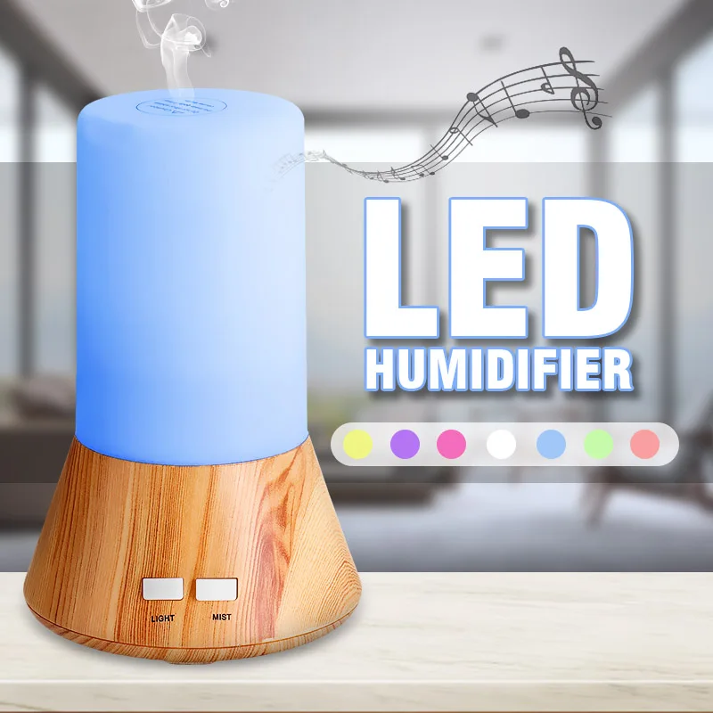 

USB for Aroma Humidifier Smart bluetooth Audio Colorful LED Night Lights Air Purifier LED Essential Oil Aromatherapy Machine