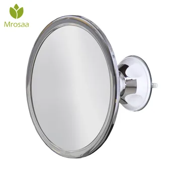 

Mrosaa Fogless Bathroom Mirror Vanity Suction Cup Shower Mirrors Bath Mirror 360 Rotation Anti-Fog Mirror for Makeup with Shaver