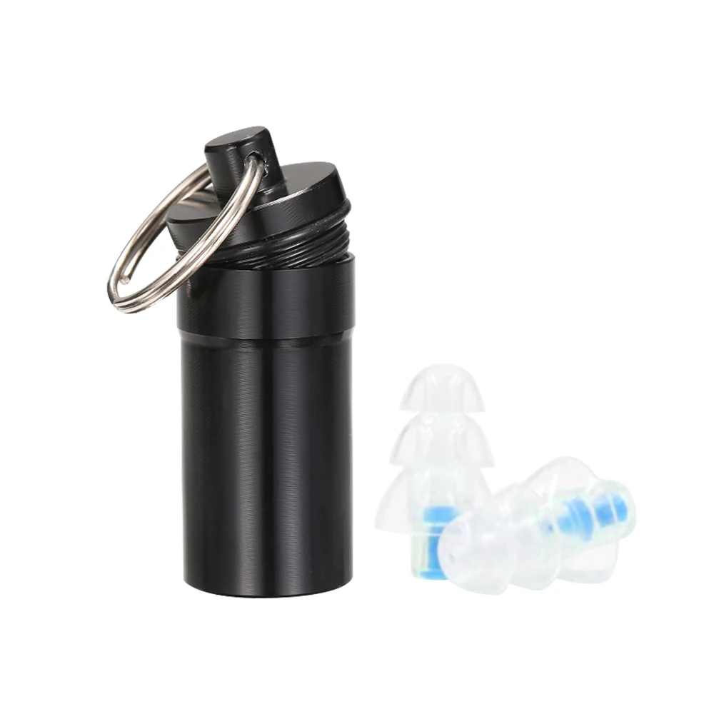 

1 Pair Noise Cancelling Ear Plugs High Fidelity Silicone Earplugs Musicians' Hearing Protection with Sound Reduction Blue