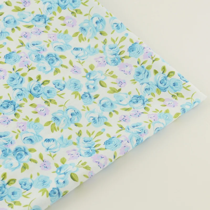 Green Printed Floral Designs Cotton Fabric Twill Tecido Bedding Scrapbooking Home Textile Sewing Cloth Quilting Patchwork Tissue | Дом и сад