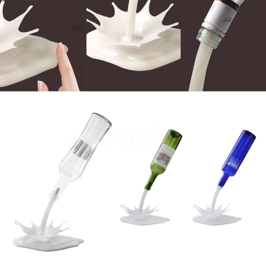 Новый 3D светодиодный USB льющееся вино бутылка Nigh Llight лампа 7 цветов Настольный