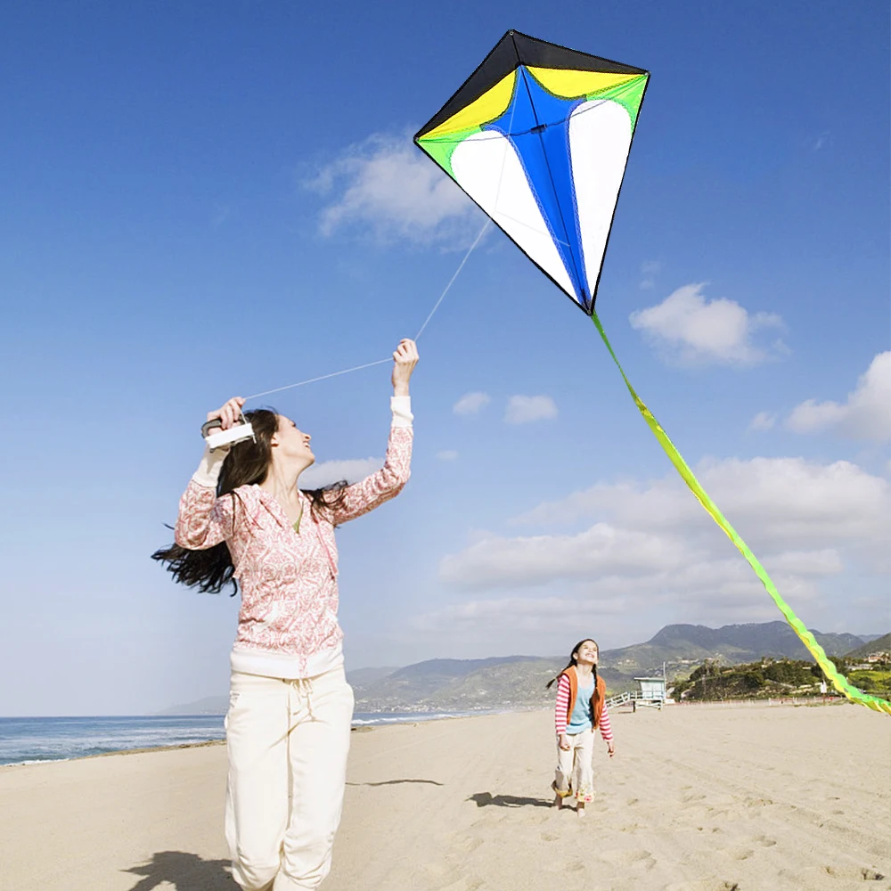 

Colorful Cartoon Octopus Kite Outdoor Sport Single Line Flying Kite with 30m Flying Line for Kids Adults Large Soft Kite Surf