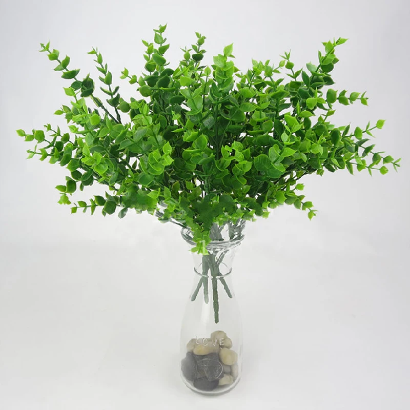 1 pieza de flores artificiales con hojas de césped verde plantas de plástico hojas falsas de follaje arbusto para el hogar boda decoración suministros para fiestas 1 pieza de flores artificiales con hojas de césped verde plantas de plástico hojas falsas de follaje arbusto para el hogar boda decoración suministros para fiestas