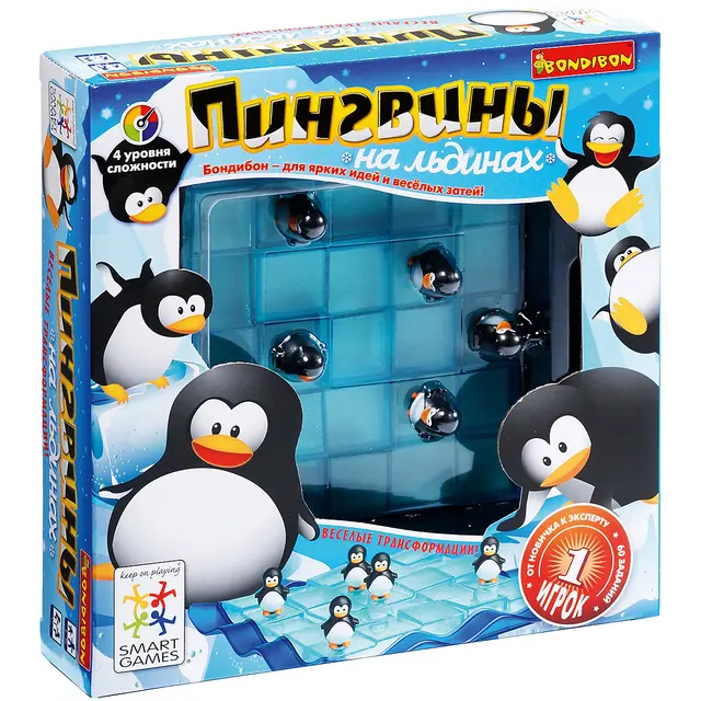 <b>Логическая игра Bondibon</b> "<b>Пингвины</b> на льдинах"-in Участник ...
