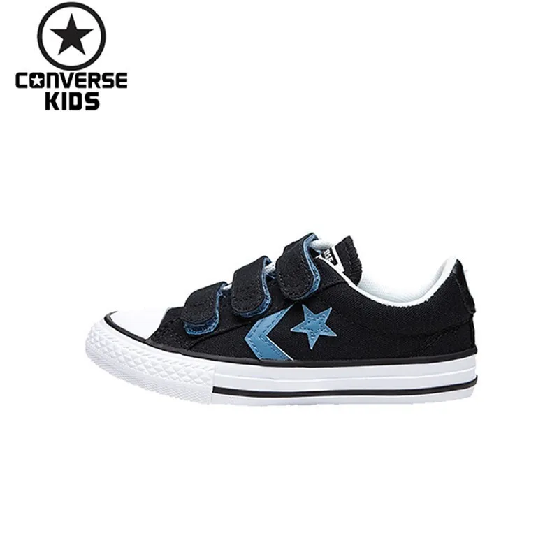 CONVERSE Child Shoes Black Star Low Magic Subsidies Canvas Shoes For Children #660743C-H