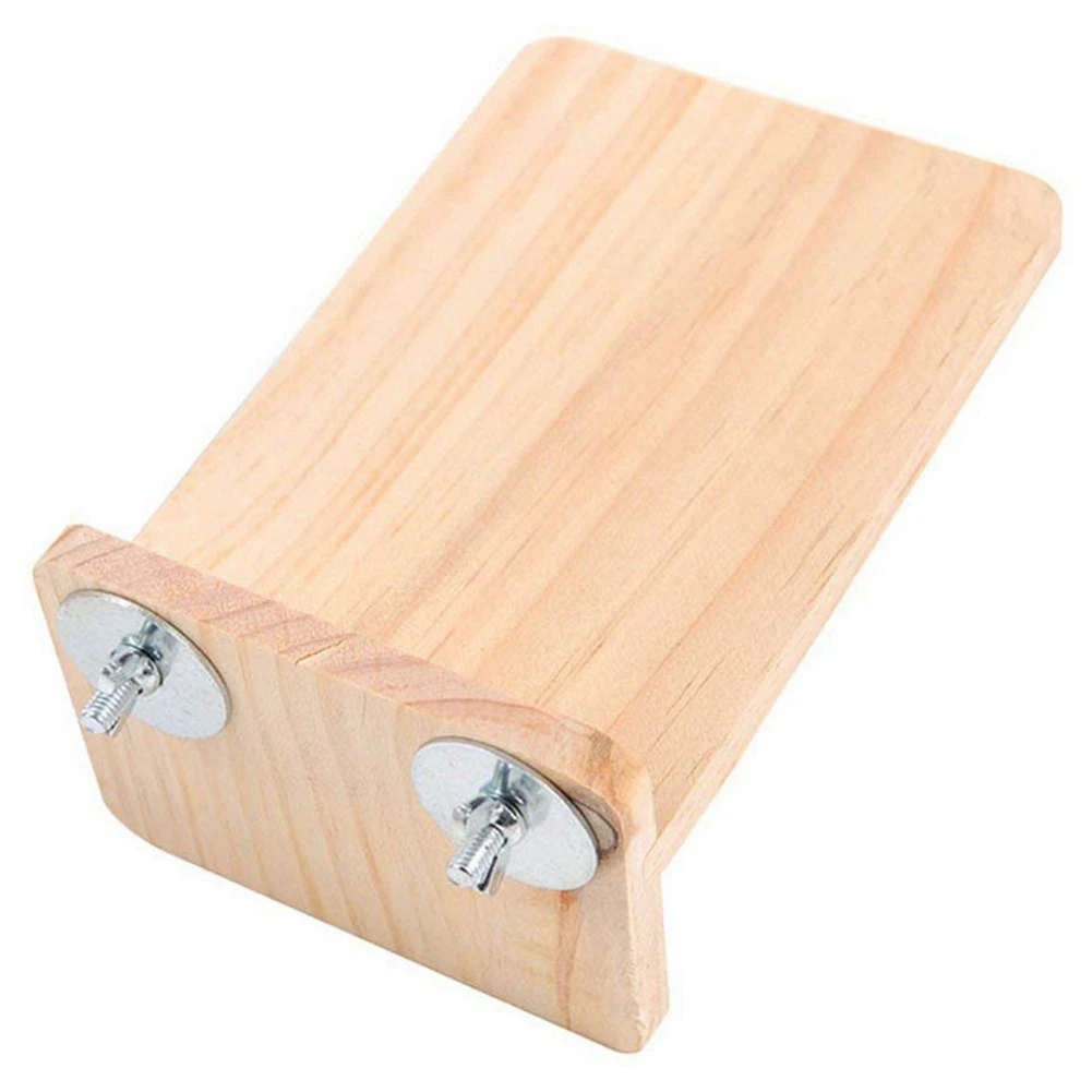 

Wooden Hamster Chinchilla Platform Springboard Wooden Small Animal Platform For Cage