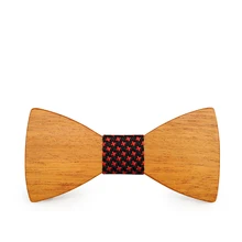 Бамбуковый деревянный желтый палисандр деревянный галстук-бабочка галстук фирменный галстук ручной резной Горячие мужские и женские аксессуары модная индивидуальность