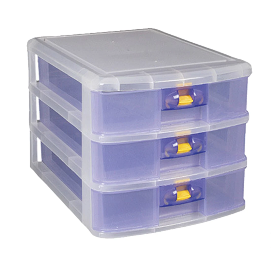 

HIPSTEEN Drawer Type A4 Paper File Cabinet Multi-purpose Cabinet Finishing Box Storage Box for Office Storage Items- Transparent