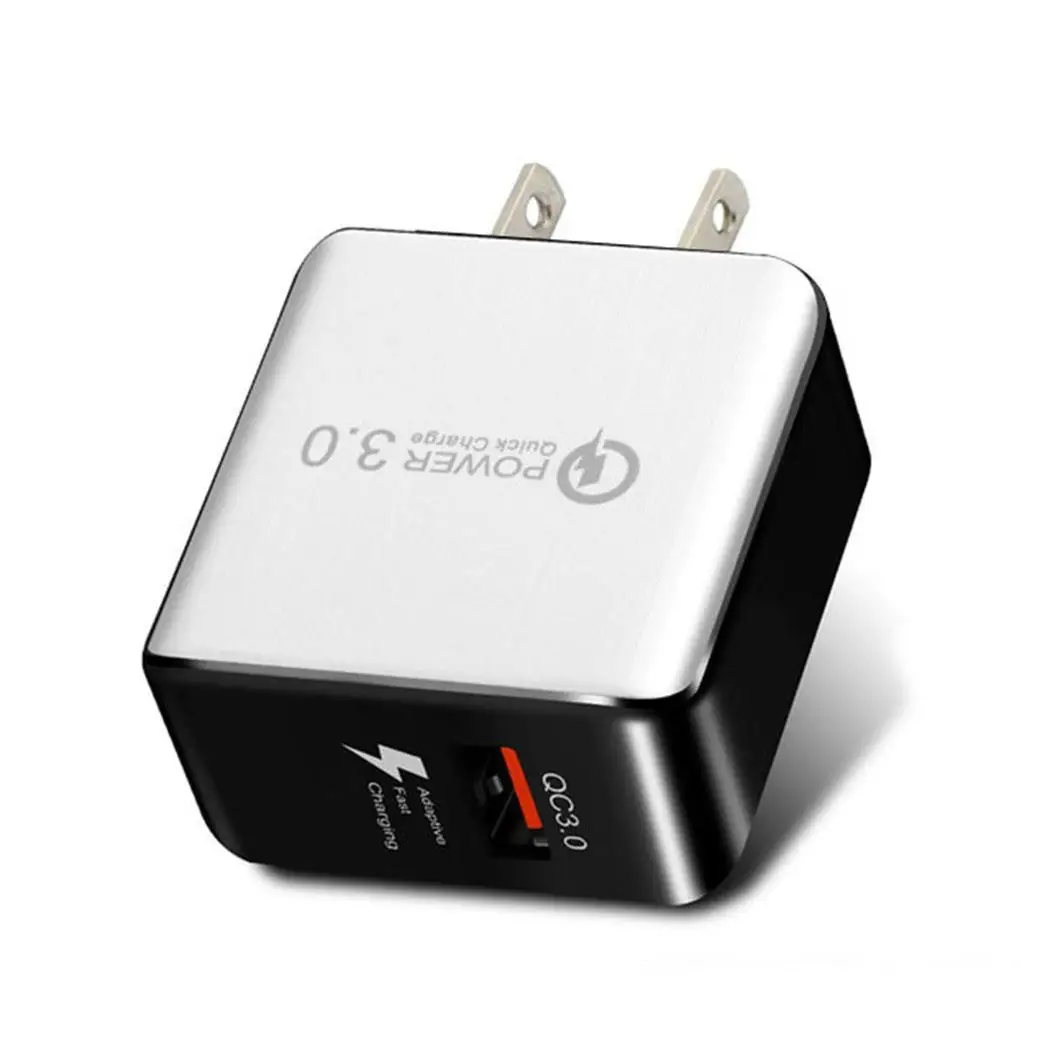 

Fast Charge 3.0 EU US Plug Travel Casual Adapter Portable and lightweight Wall General Charger for Mobile Phone