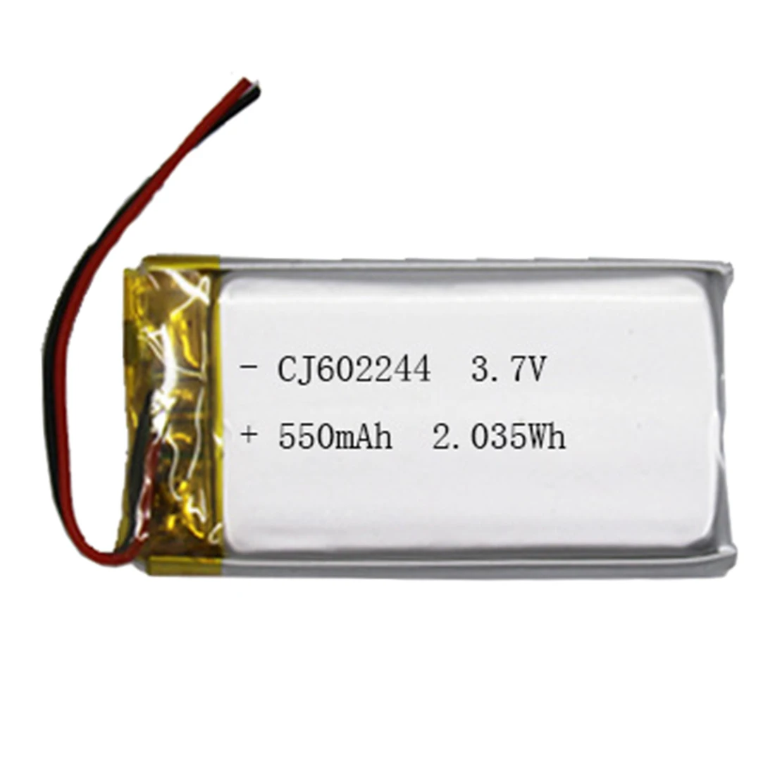 

1Pcs Rechargeable Li-polymer Battery 3.7v 550mAh 602244 Li-po Ion Batteries For PSP DVD MID PDA Gps Recorder Selfie Sticks