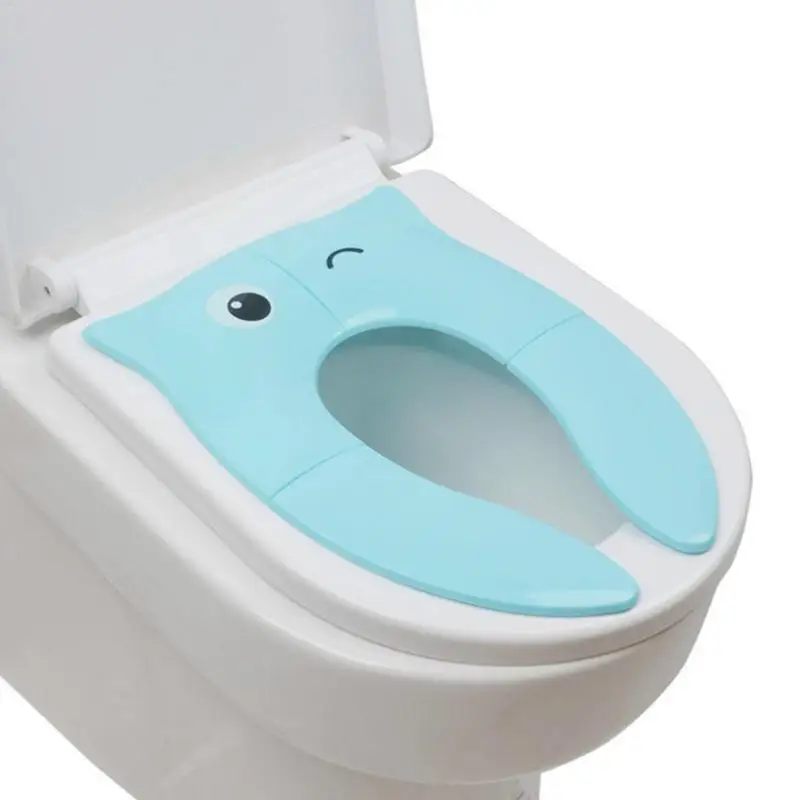 

Children's Foldable Lavatory Seat Portable Baby Toilet Baby Toilet Tool Toilet Accessories Children's Travel Goods Seat Cushion
