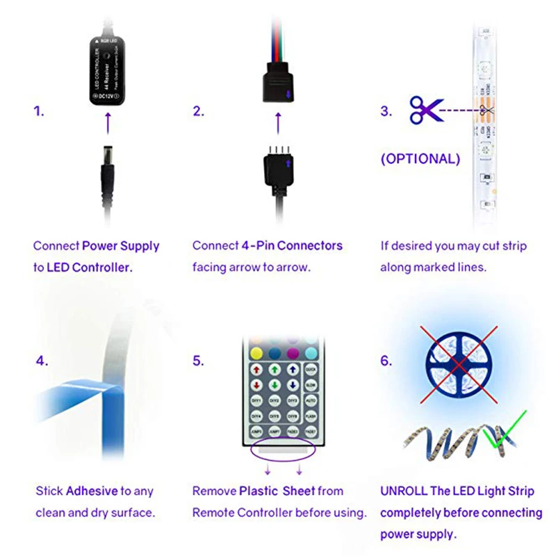 USB кабель питания Светодиодные полосы света SMD 5 м 60 светодиодов/м домашняя лампа
