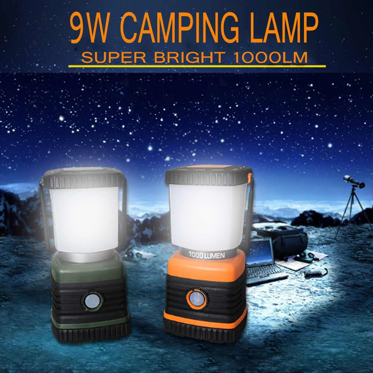 

1000LM Portable 46 LED Camping Lantern Flashlights Hanging Tent Light Gear Accessories Equipment For Outdoor Hiking Emergencies