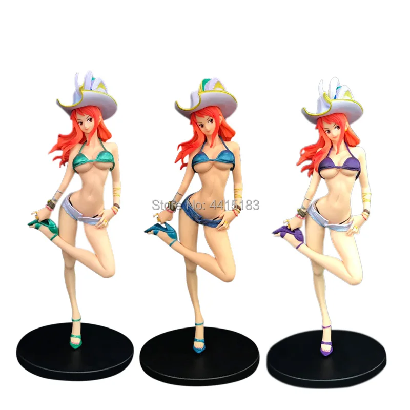 6 styles Anime One Piece The Straw Hat Pirate Nami PVC Action Figure Doll Collectible Model Baby Toy Christmas Gift For Children