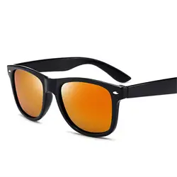 KUJUNY солнцезащитные очки для женщин для мужчин поляризационные Женский, черный Рамки Винтаж Ретро Защита от солнца очки UV400
