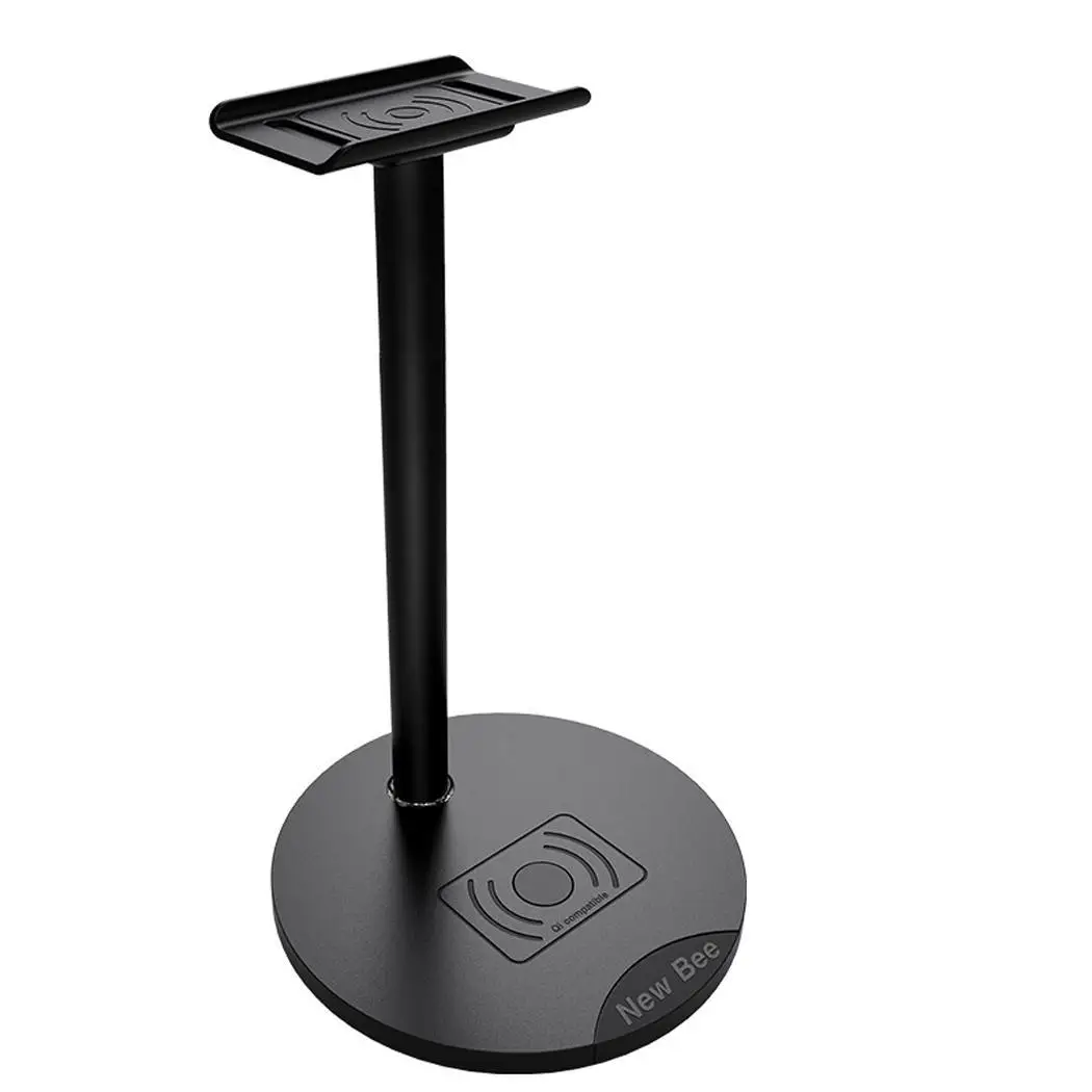 Aluminum Wireless Charger Headphone Bracket Head-mounted Earphone 5mm-10mm Holder Home Office etc 5W 72% | Электроника