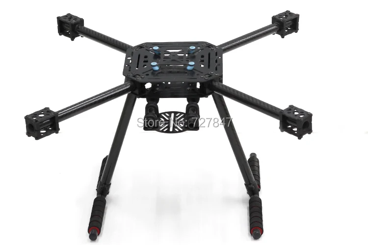 

X4 500 500mm Carbon fiber / Glass Fiber Center Plate Quadcopter Frame kit Carbon Fiber Landing Gear upgrade S500 F450