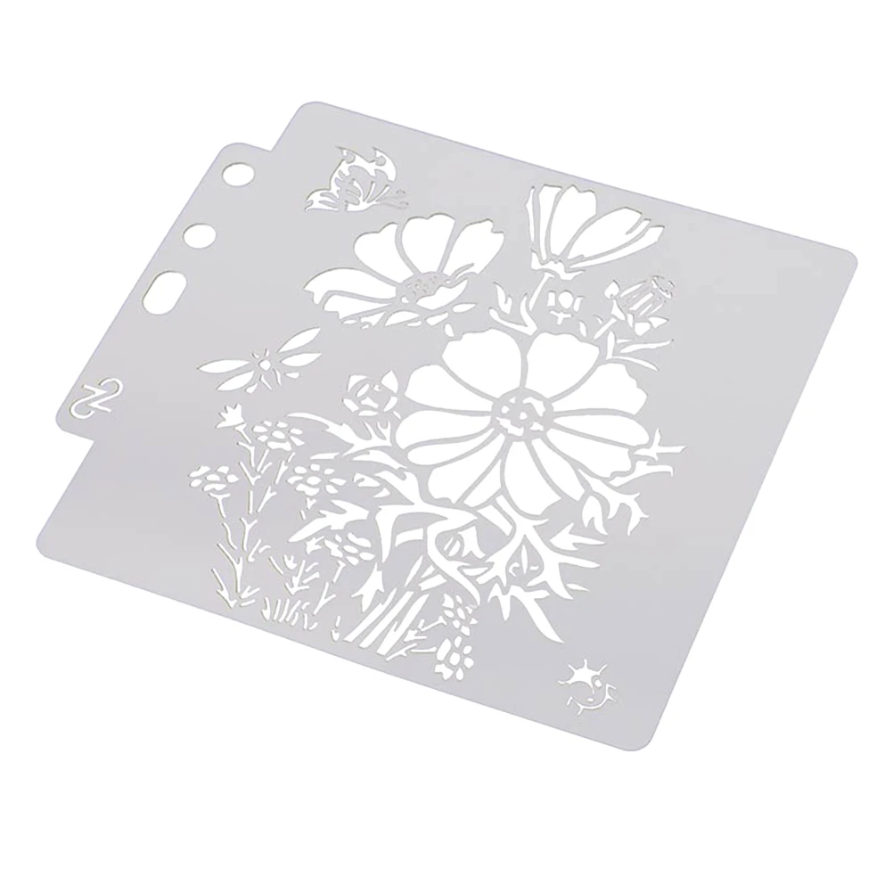 

1 pc Drawing Stencil Hollow Out Art Assorted Patterns Painting Stencils Painting Template for DIY Scrapbooking Craft Cake Decor