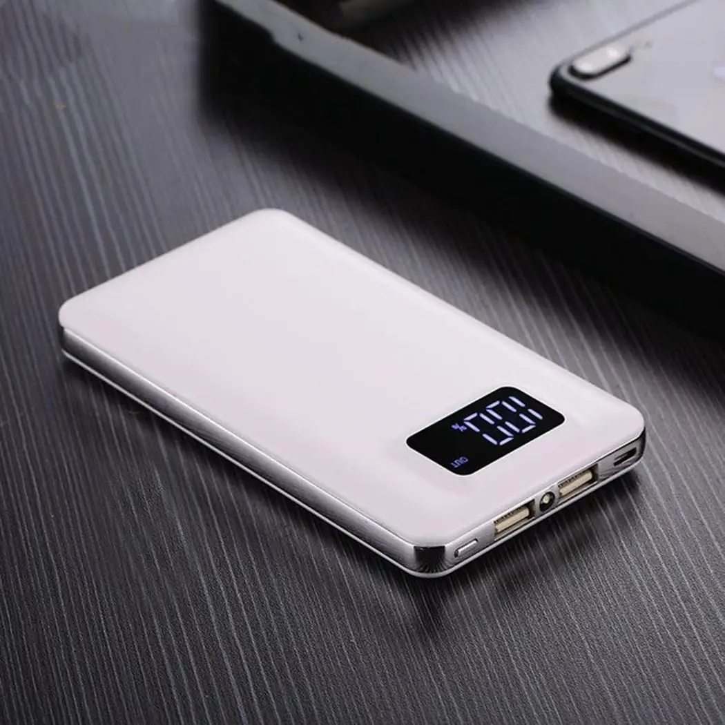 

General Portable Dual USB External Battery Charge Designed with two output ports. Power No Bank With LED Light