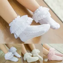 2019 new Spring Summer Kids Baby Girls Lace Ruffle Frilly Ankle Socks Princess Short Tutu Cotton Socks for toddler children 2018 lace socks girls cozy vintage lace ruffle frilly ankle socks baby girls princess socks floral kids meias school pink sweet
