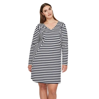 

100% organic cotton knitted dress - 029861 DRESS WOMAN DRESS SHORT SLEEVE