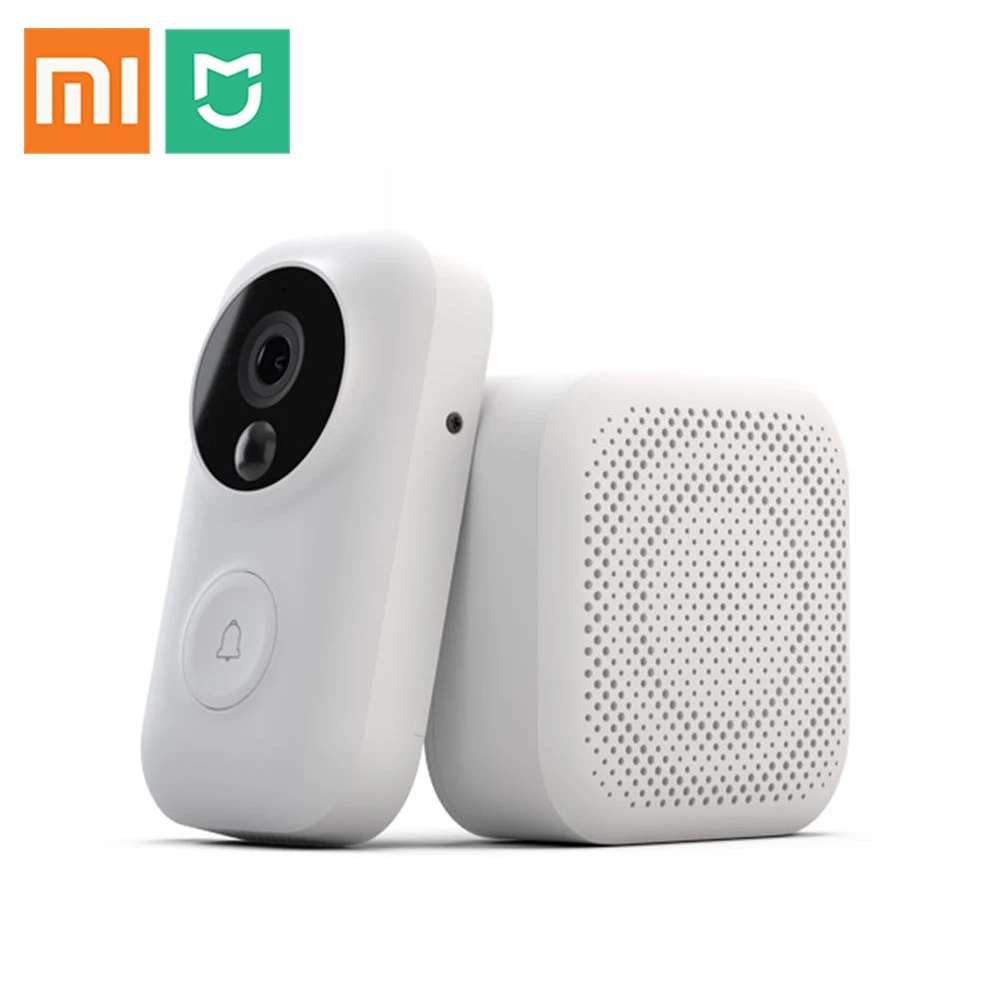 Xiaomi AI распознавание лица 720P ИК Ночное Видение видео дверной звонок Обнаружение