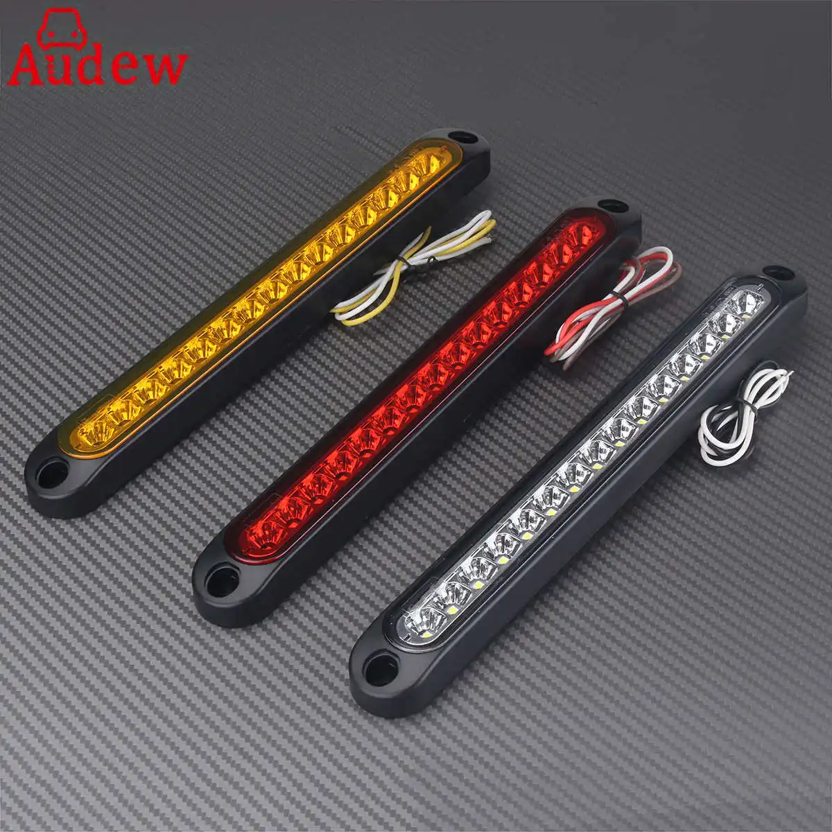 

1Pcs universal LED Stop Tail Light for Tray Back Ultra-Slim Trailer Truck UTE Blinker yellow red white Lights 10-30V