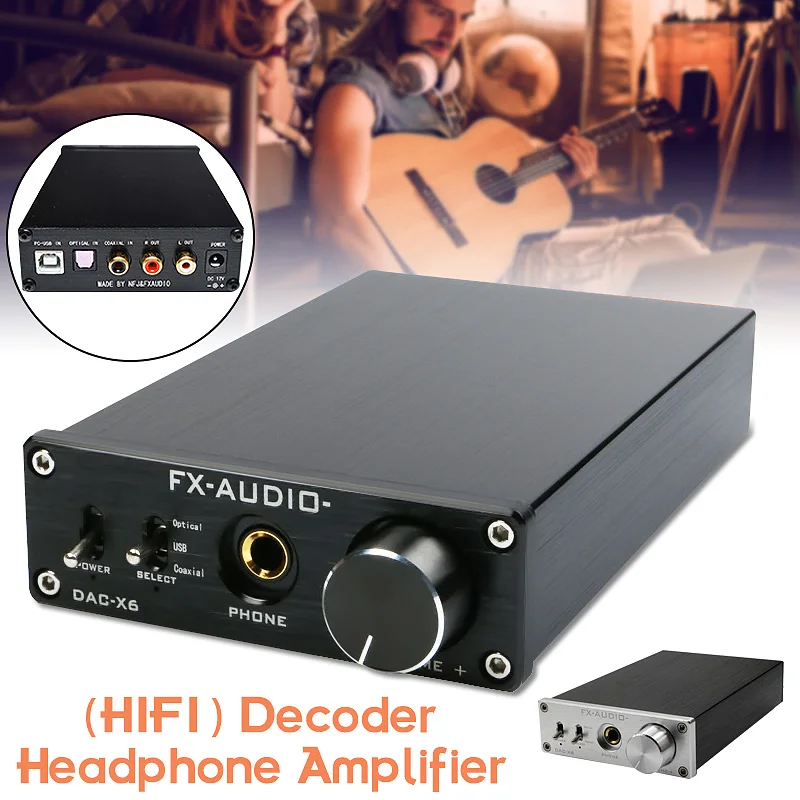 FX-Audio Professional HiFi Audio Decoder Amplifier Headphone Audio Amplifier Optical Coaxial USB DAC Decoder 12V 1A X6 Adapter FX-Audio Professional HiFi Audio Decoder Amplifier Headphone Audio Amplifier Optical Coaxial USB DAC Decoder 12V 1A X6 Adapter