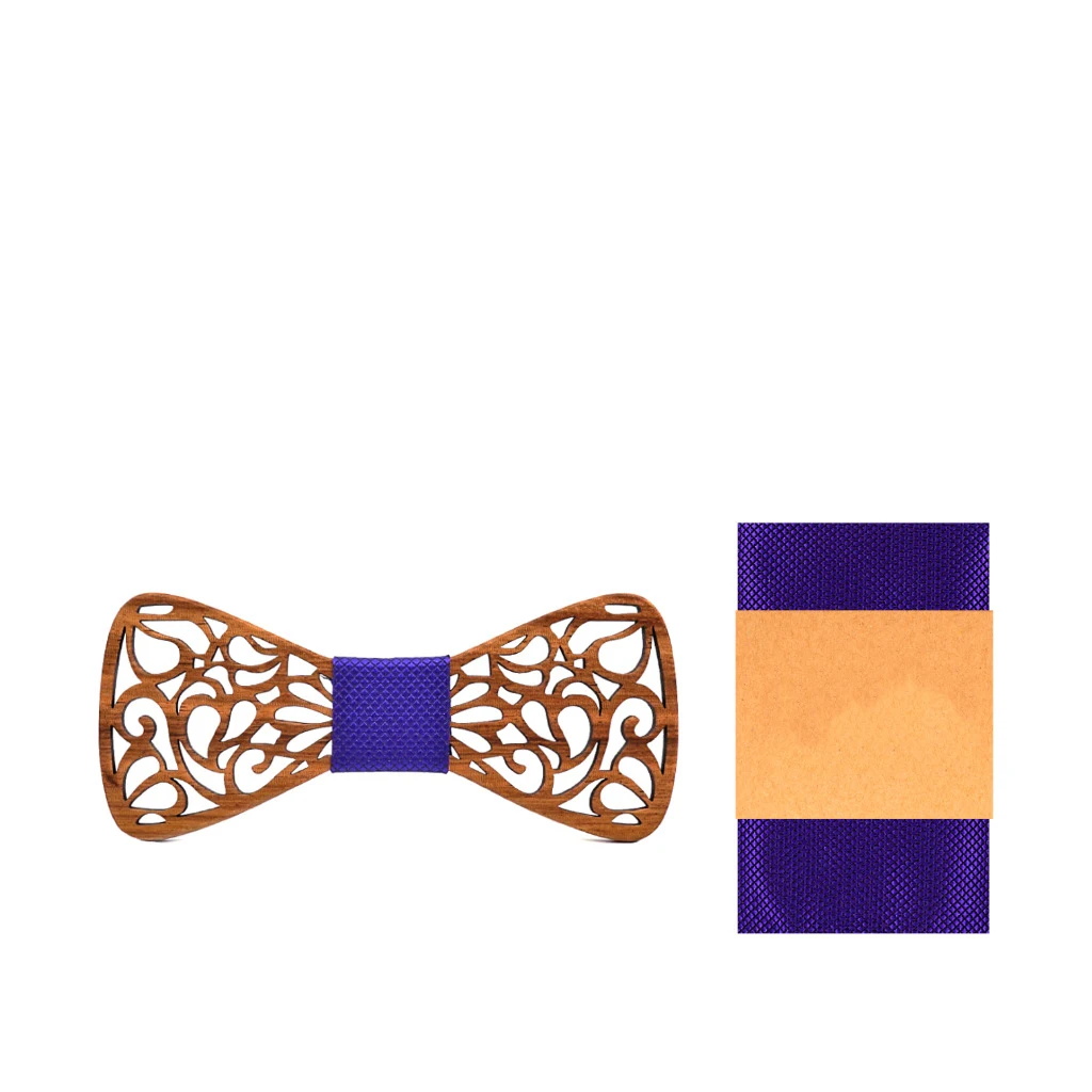 Зебра деревянные полые галстук-бабочка ручной работы Винтаж экологические европейские и американские бабочку Горячая деревянный галстук-бабочка галстук мужской костюм