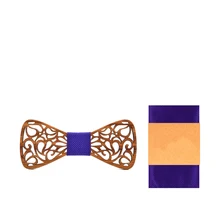 Зебра деревянные полые галстук-бабочка ручной работы Винтаж экологические европейские и американские бабочку Горячая деревянный галстук-бабочка галстук мужской костюм