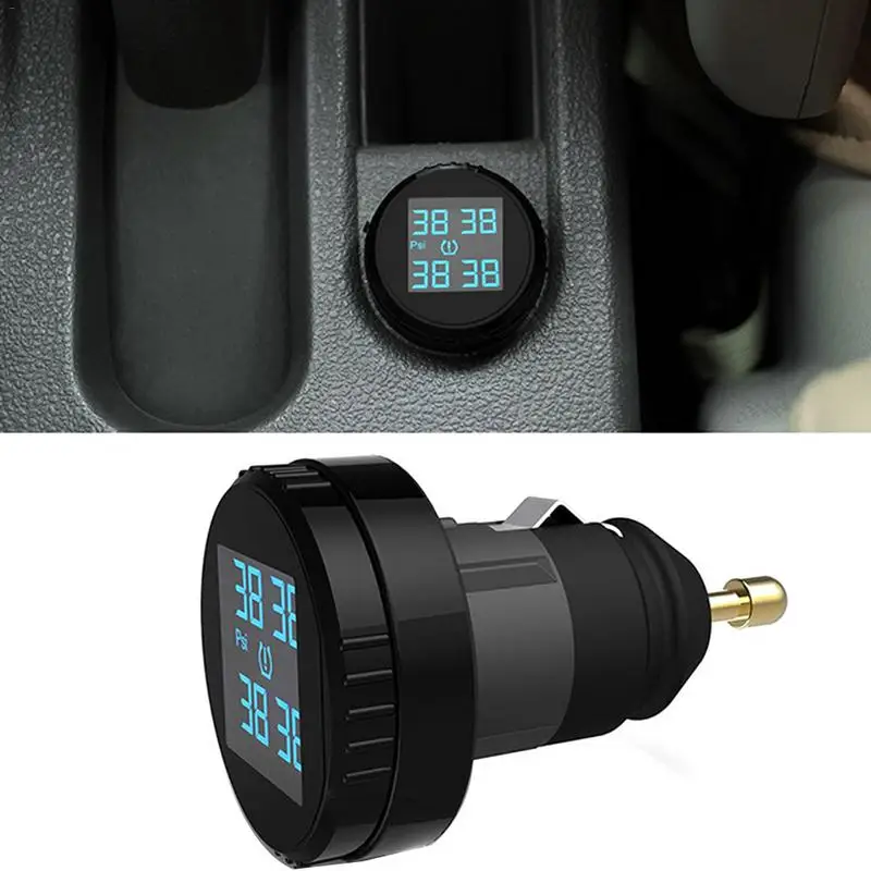Автомобильный беспроводной датчик TS61 TPMS прикуриватель автомобильный монитор