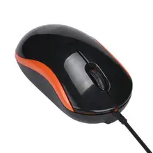 Универсальная эргономичная 1600 точек/дюйм оптическая USB Проводная мышь для ПК ноутбука компьютерная игра