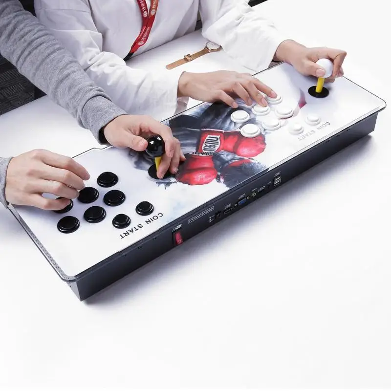 

ALLOYSEED Game Pads Controller Retro Ultra-Thin Metal HD 1280 X 720P Mini Handheld Game Player Console Gift US Plug Game Players