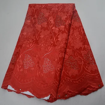 

High quality Swiss voile laces in Switzerland cotton African polish dry lace fabric 2019 stones Nigerian man women voile laces