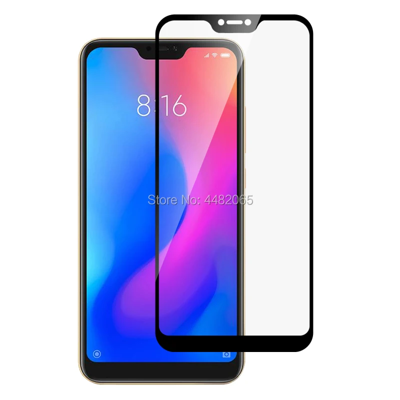 Закаленное 3D стекло для Xiaomi Mi 8 Lite полное покрытие 9H защитная пленка Защита экрана