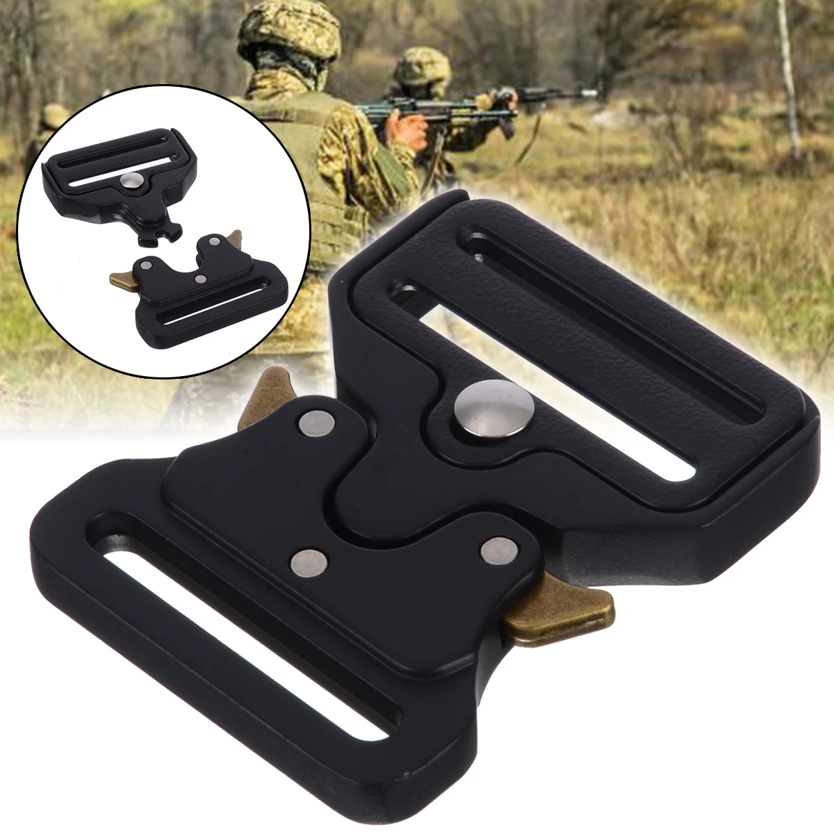 1 шт. Heavy Duty Quick Release ремни с металлическими пряжками лямки тактические Пряжка