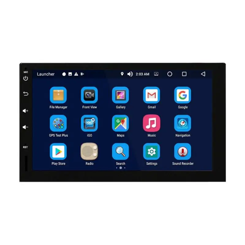 

7in Touch Android 8.0 WiFi GPS Bluetooth Rear View Radio Car MP5 Player