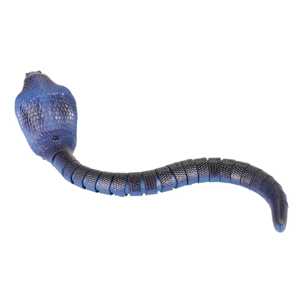 Infrared Remote Control Simulation Cobra Snake Horrible RC Animal Toy Children Present Remote Control Gift for Kids