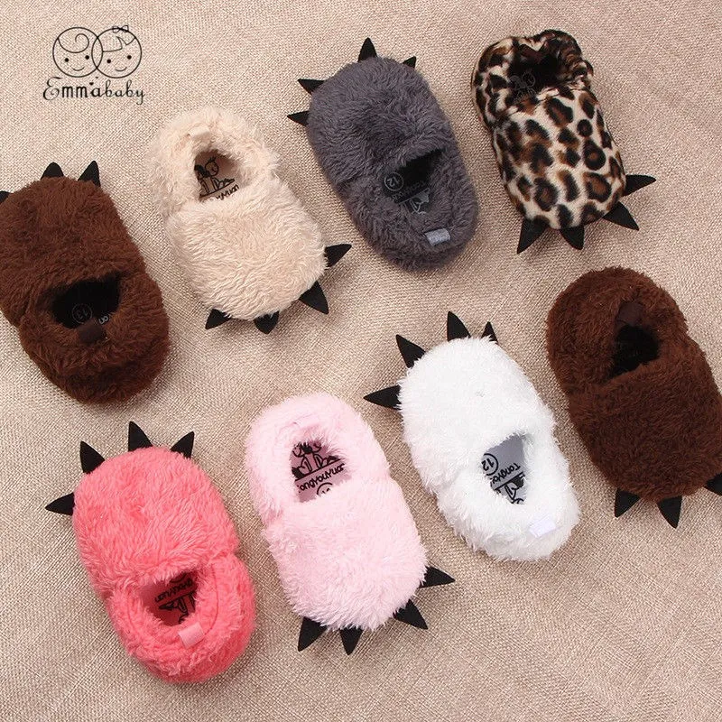 

Brand New Infant Baby Boy Girl Shoes Booties Slippers Soft Sole Crib Shoes Prewalker