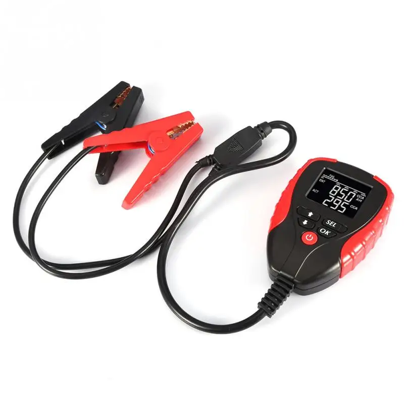 AE310 Digital LCD Backlight Display Battery Tester for Car Batteries Analyzing 12V Indicator Meter |