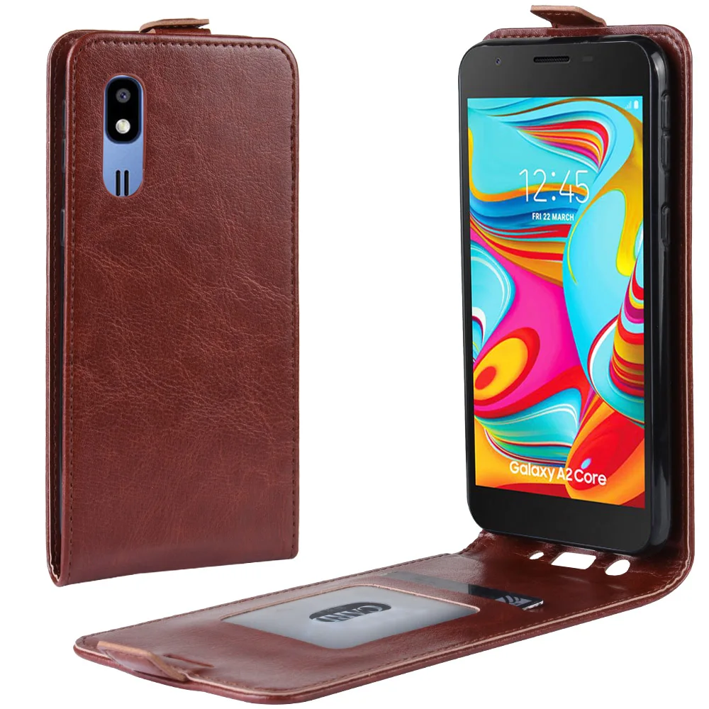 

for Samsung A50 Case PU Leather Wallet Protective TPU Cover for Samsung Galaxy A20e A2 core A30 A20 M20 M10 Card Holder Cover