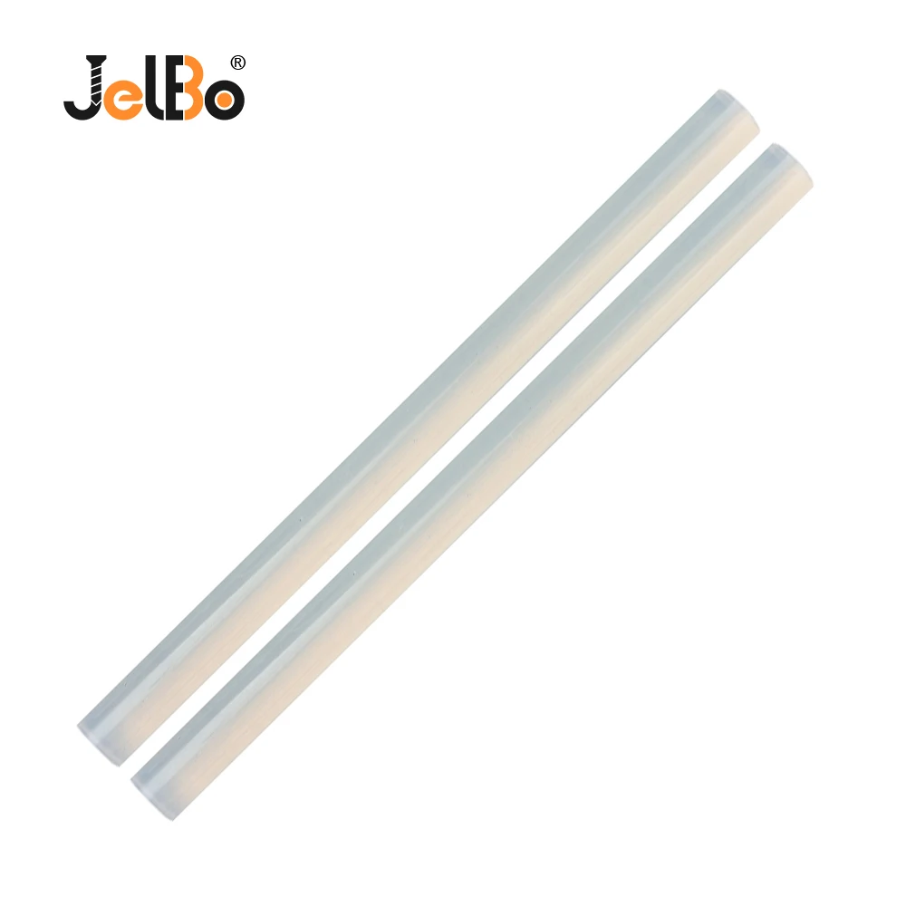 

JelBo 2PCS Hot-melt Glue Gun Repair Accessories Transparent Hot-melt High Viscosity Gun Glue Sticks Adhesive DIY Tools