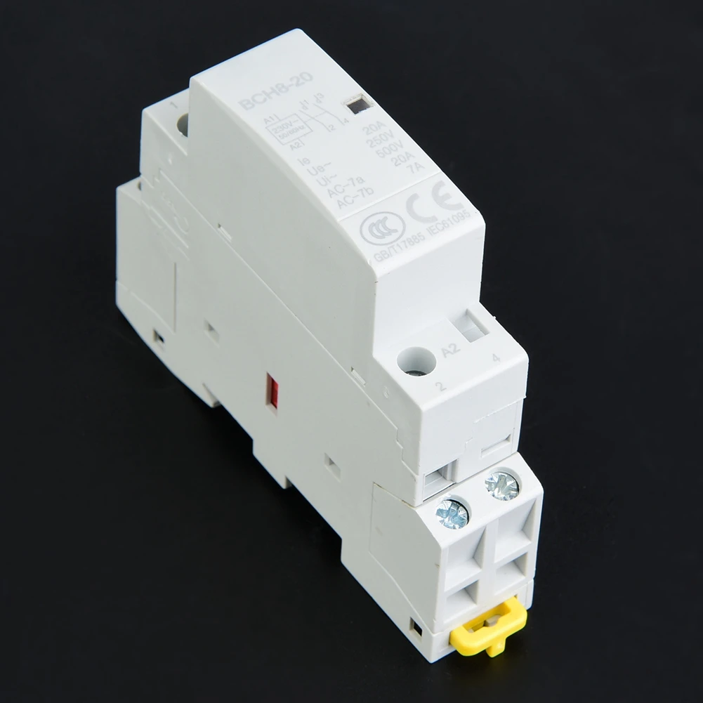 2P 20A 24V 220 V/230 V 50/60Hz AC контактор для дома на din рейке 1NO 1NC|Замыкатели| |
